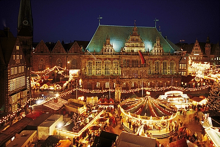 Weihnachtsmarkt am Bremer Markplatz - Bremens Gute Stube