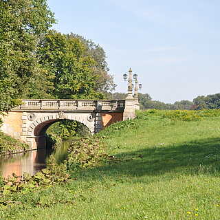 Melchersbrücke im Stadtwald/Bürgerpark Bremen gegenüber vom Hotel Munte am Stadtwald