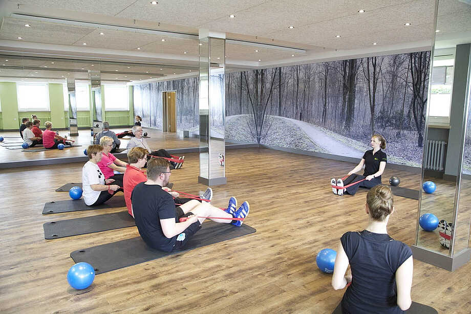 Training mit Terrabändern im fitalis